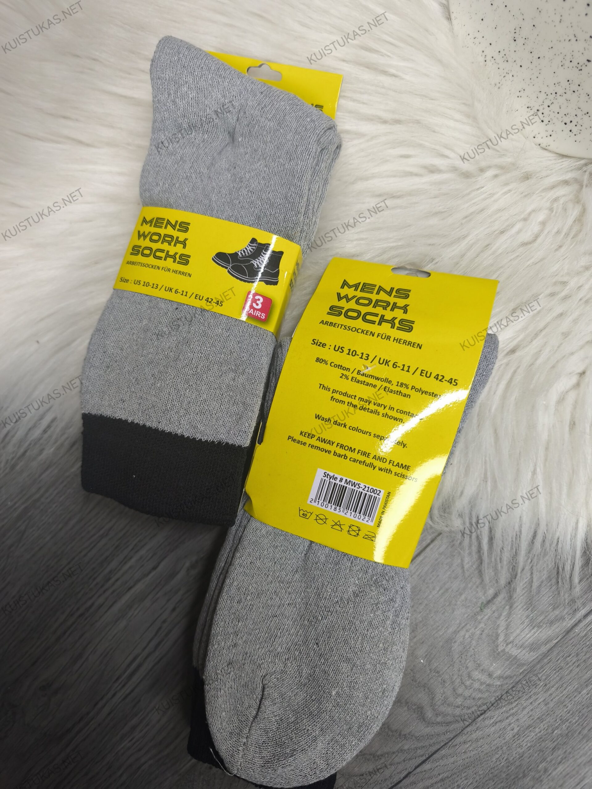 Darbinės kojinės 'Grey Work' - Vaizdas 4