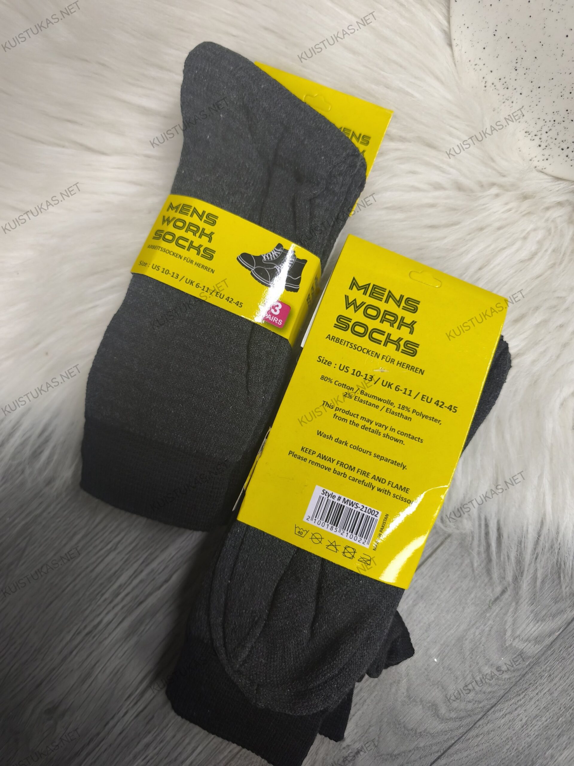 Darbinės kojinės 'Dark work' - Vaizdas 4