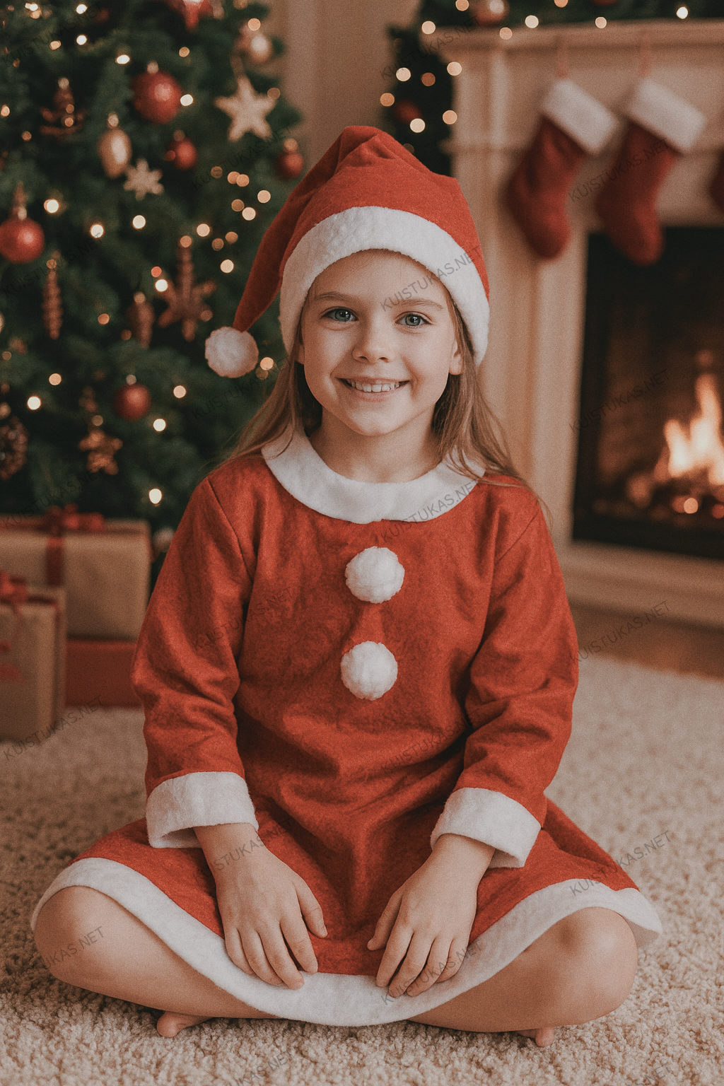 Šventinė apranga mergaitėms 'Santa Joy'