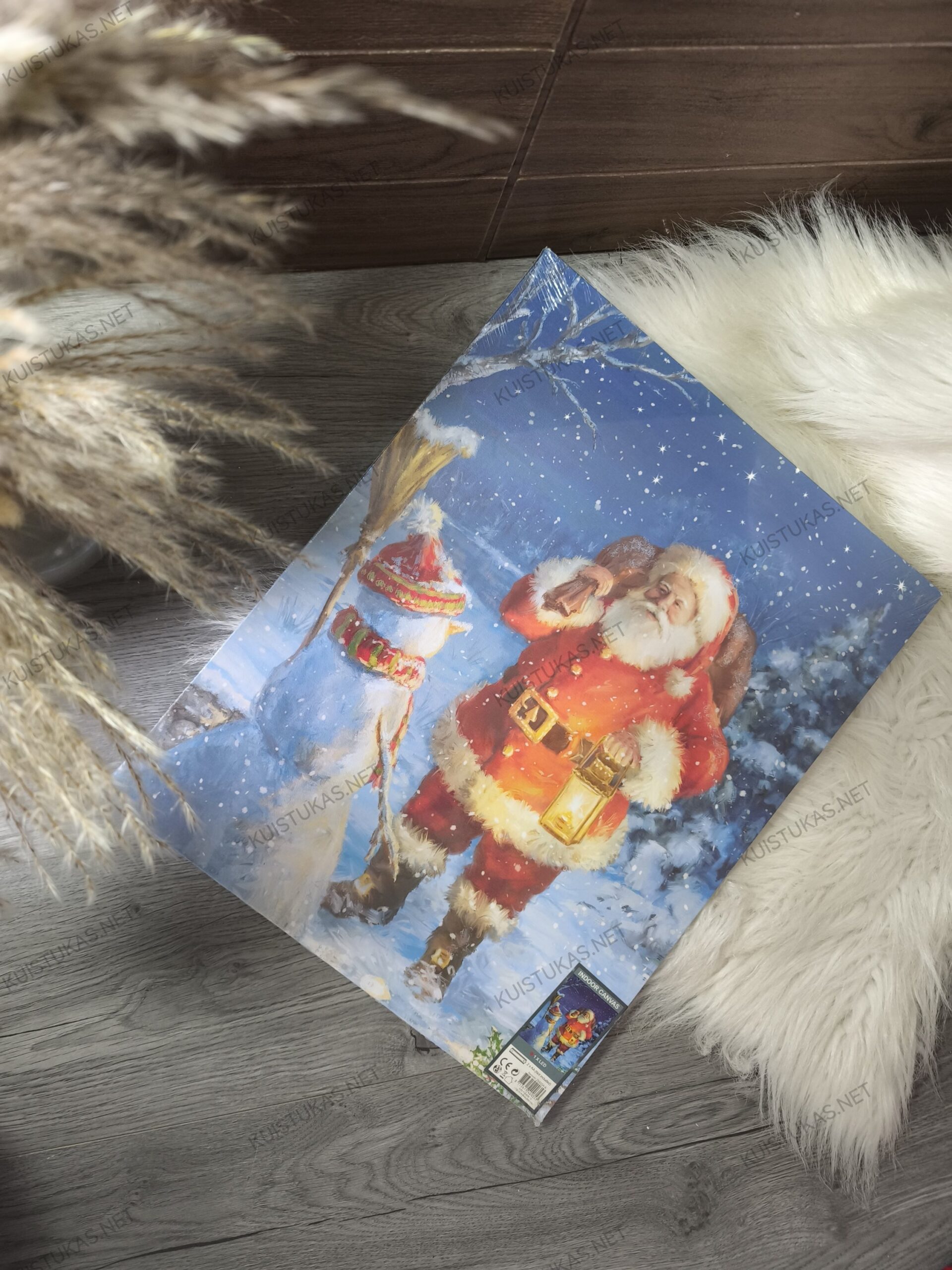 Kalėdinis paveikslas 'Santa ir Sniego Senis' - Vaizdas 2