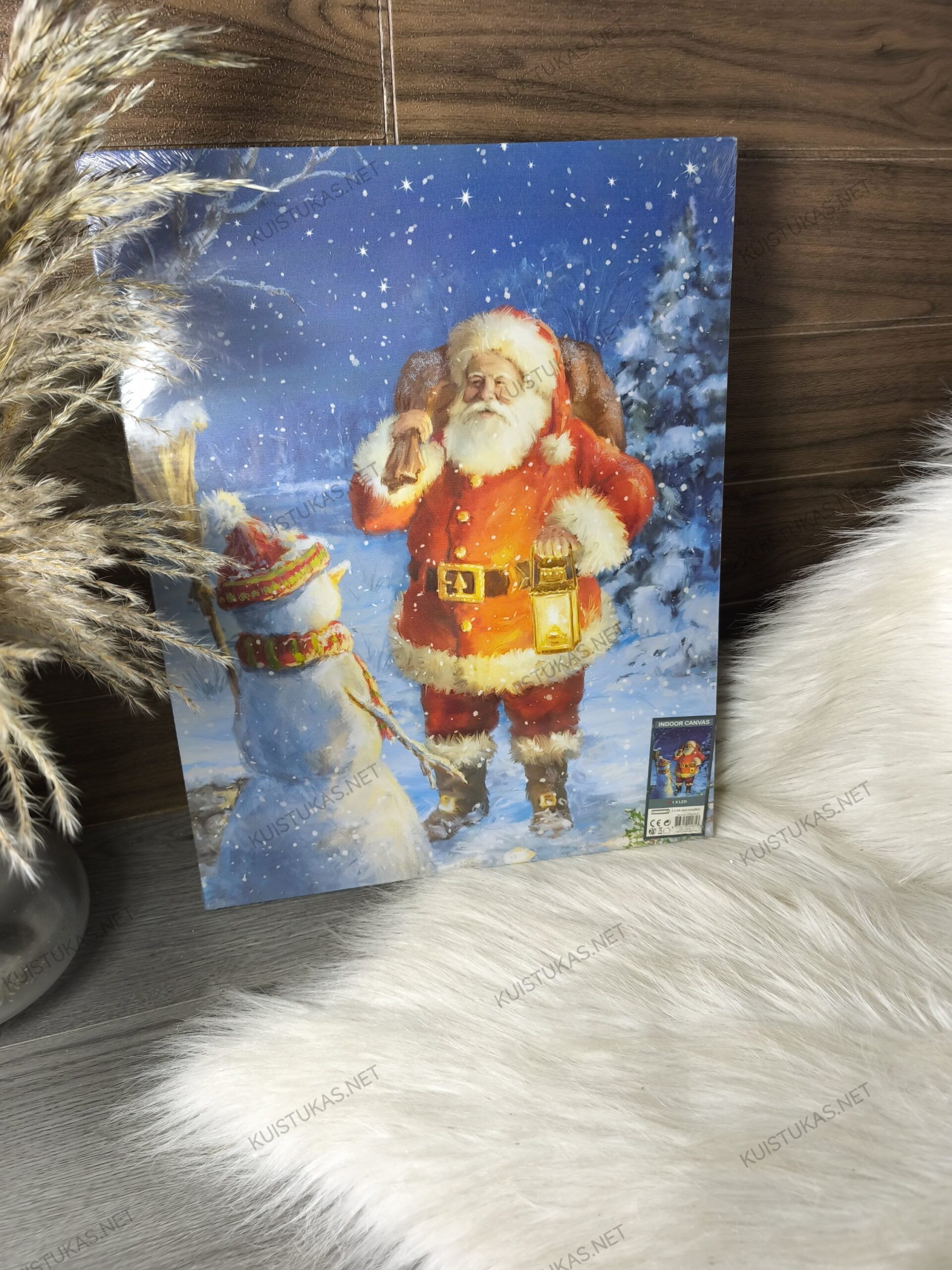Kalėdinis paveikslas 'Santa ir Sniego Senis'