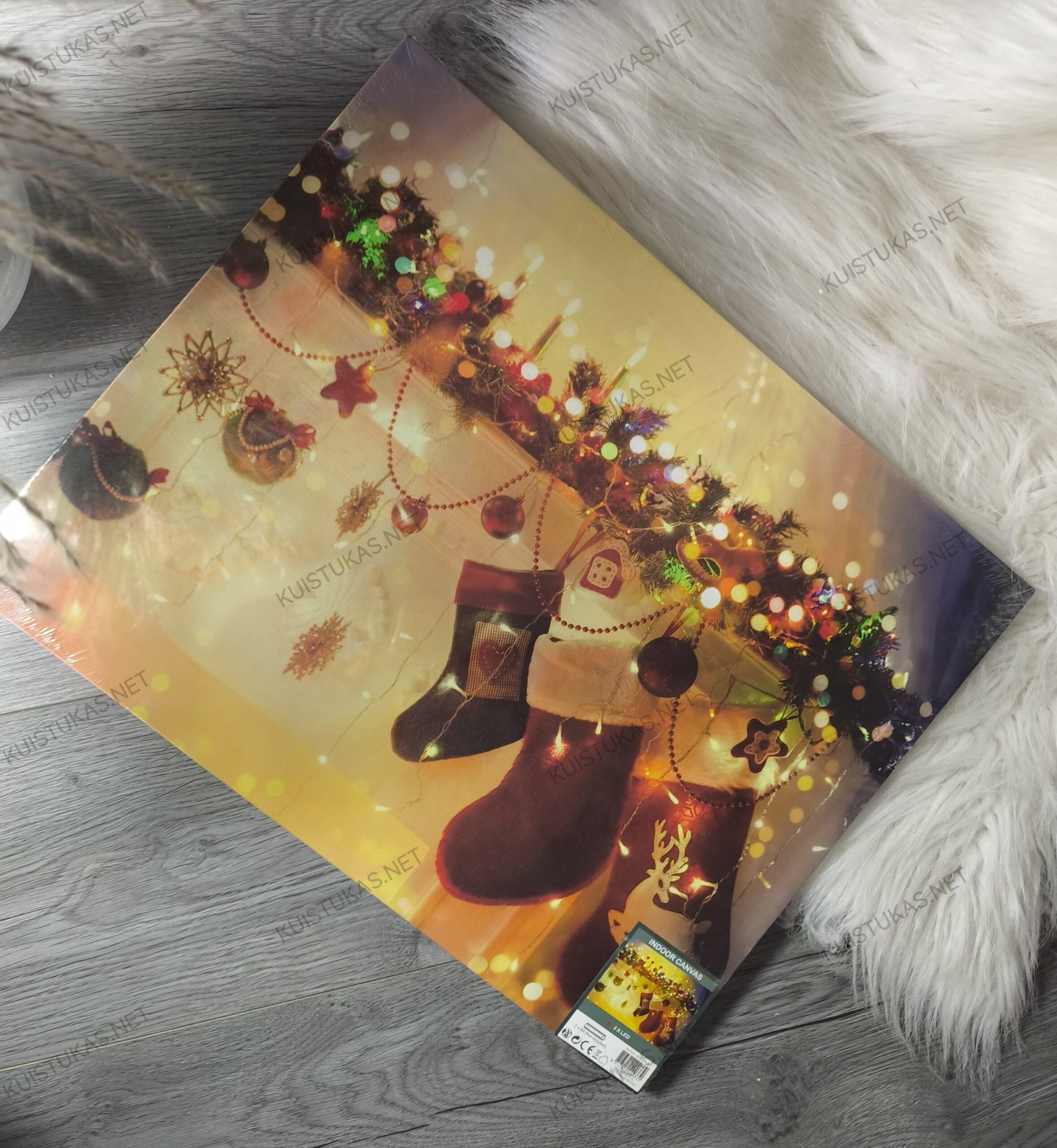 Kalėdinis paveikslas 'Šviesos ir stebuklai' - Vaizdas 2