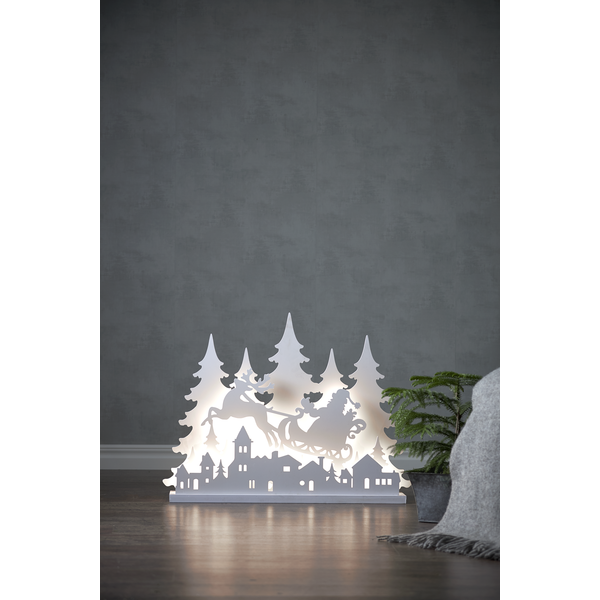 Medinė Šviečianti dekoracija