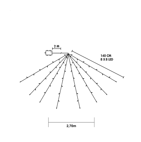 LED girlianda 'Akku' - Vaizdas 6