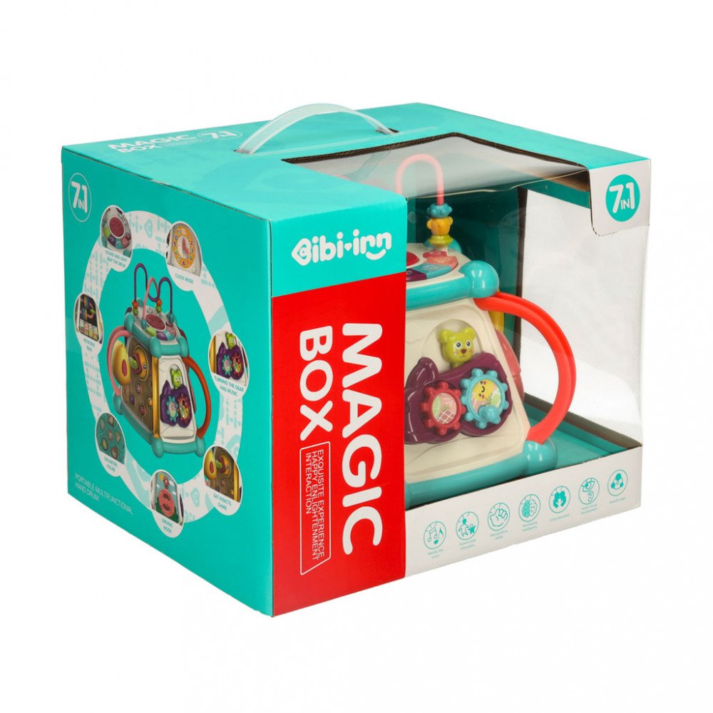 Sensorinis kubas vaikams 7in1 'Magic Box' - Vaizdas 7