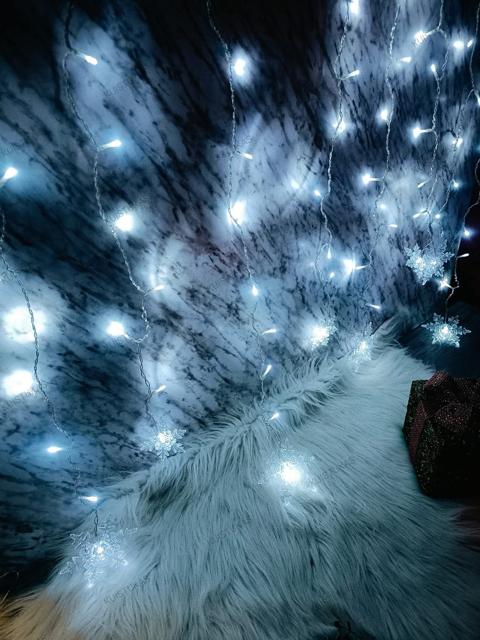 LED girlianda - varvekliai 'Snö'