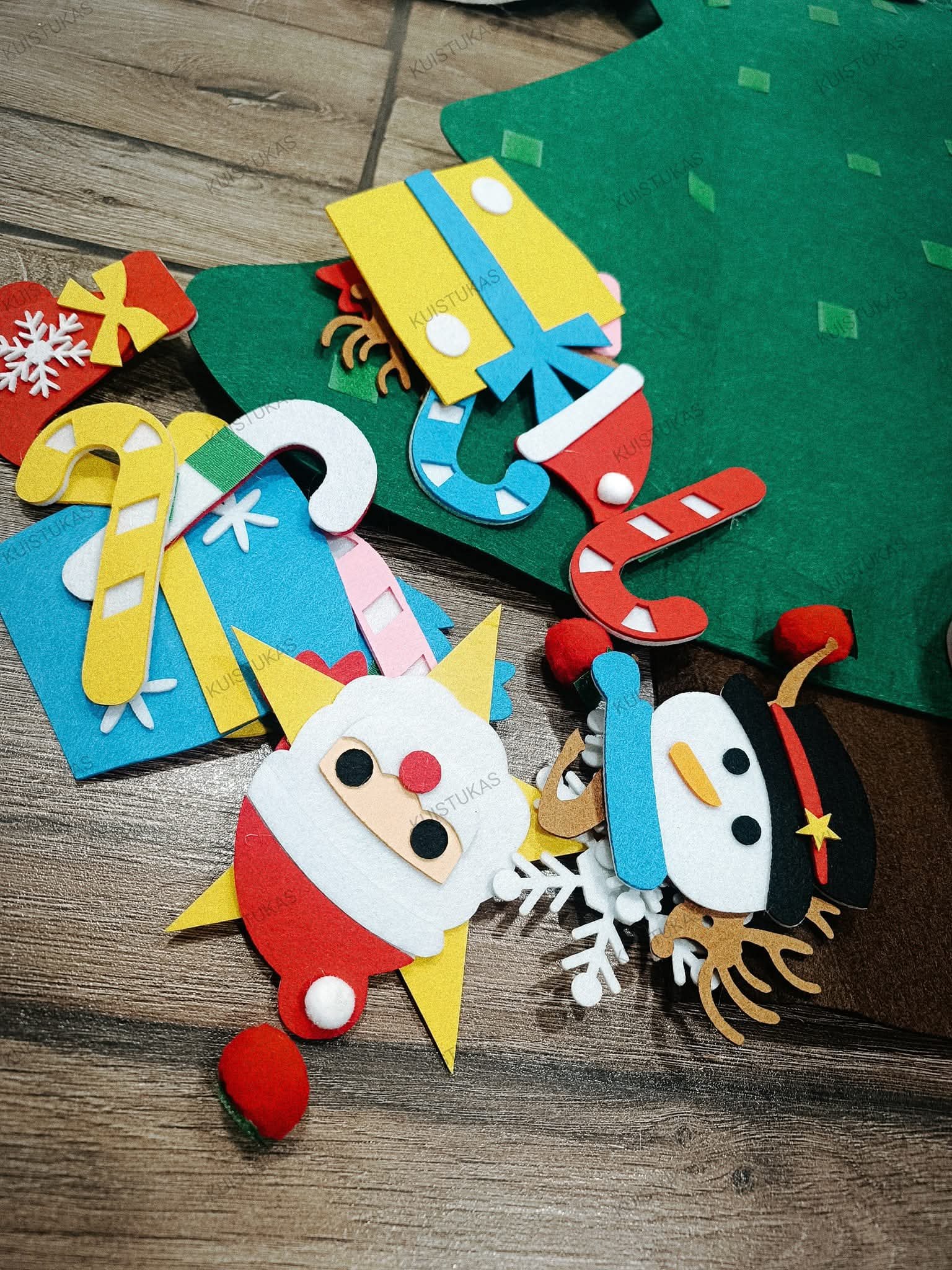 Pakabinama veltinio eglutė - Vaizdas 4