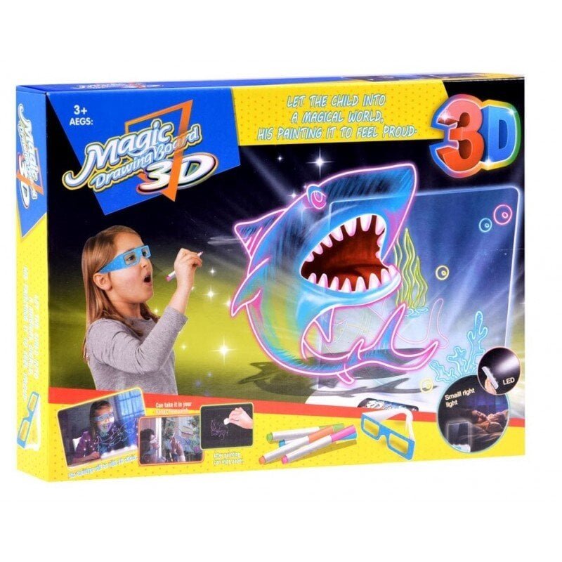 LED piešimo lenta su 3D akiniais - Vaizdas 6