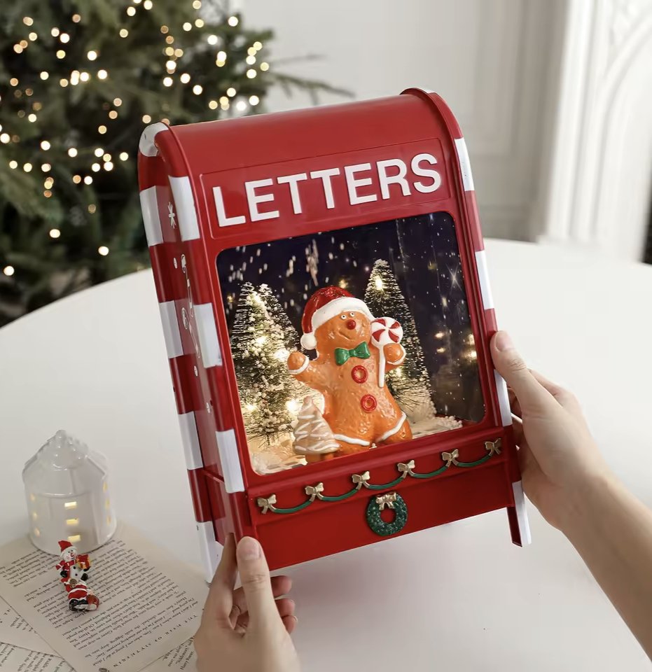 Muzikinė pašto dėžutės dekoracija 'Gingerbread' - Vaizdas 2