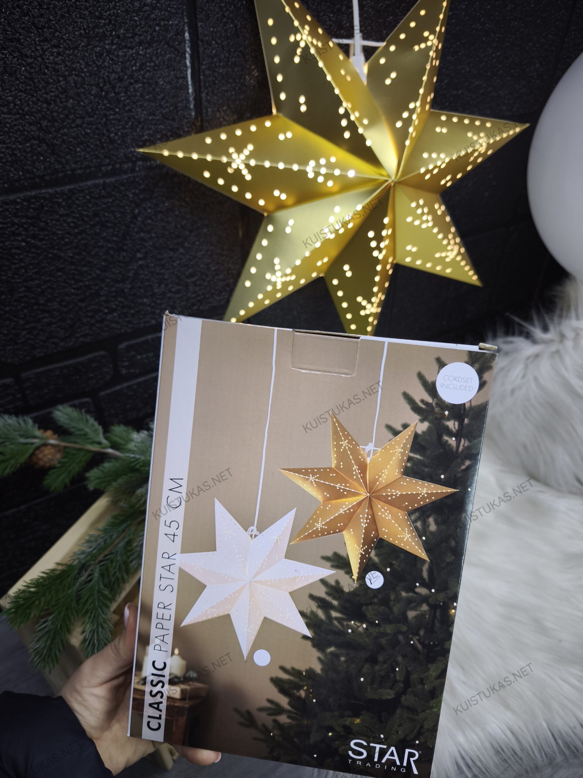 Dekoratyvinė žvaigždė - šviestuvas 'Classic' - Vaizdas 6