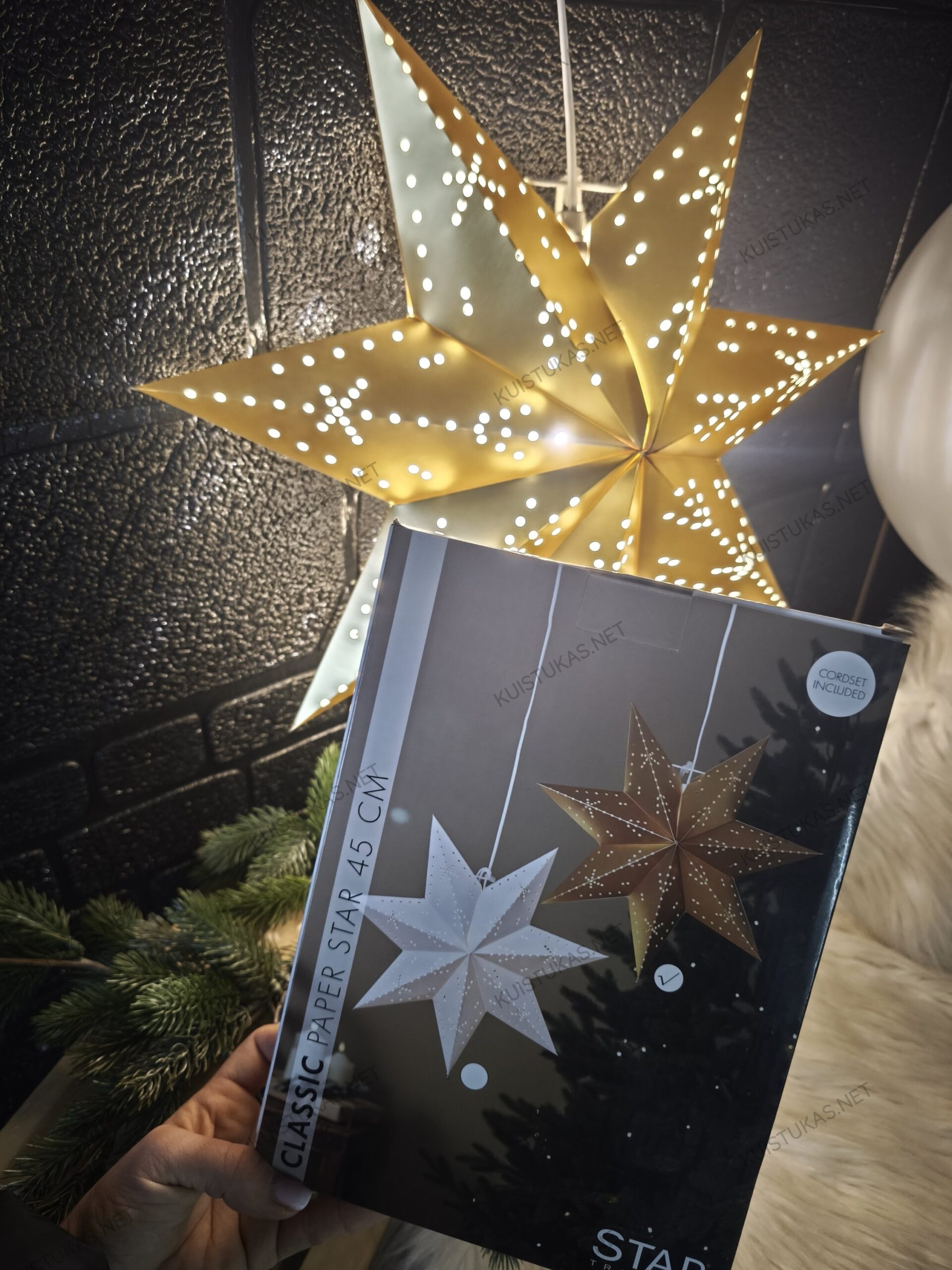 Dekoratyvinė žvaigždė - šviestuvas 'Classic' - Vaizdas 7