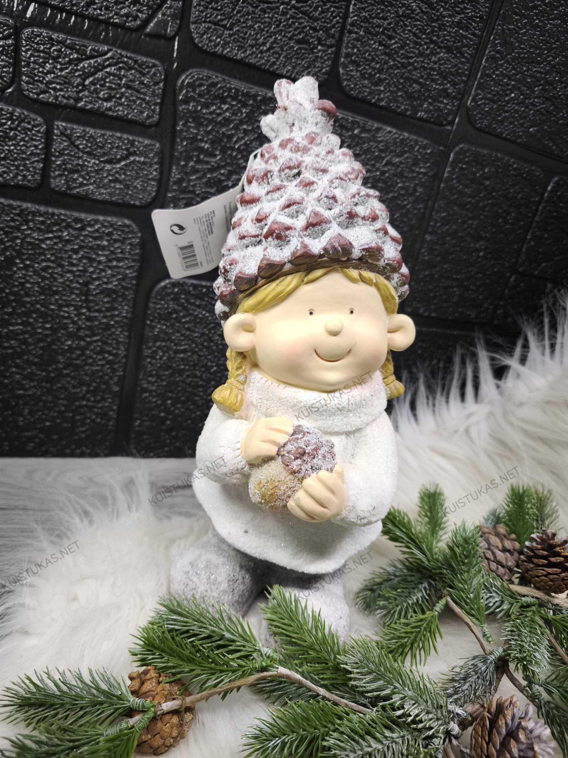 Kalėdinė dekoracija 'Linksmoji mergaitė'