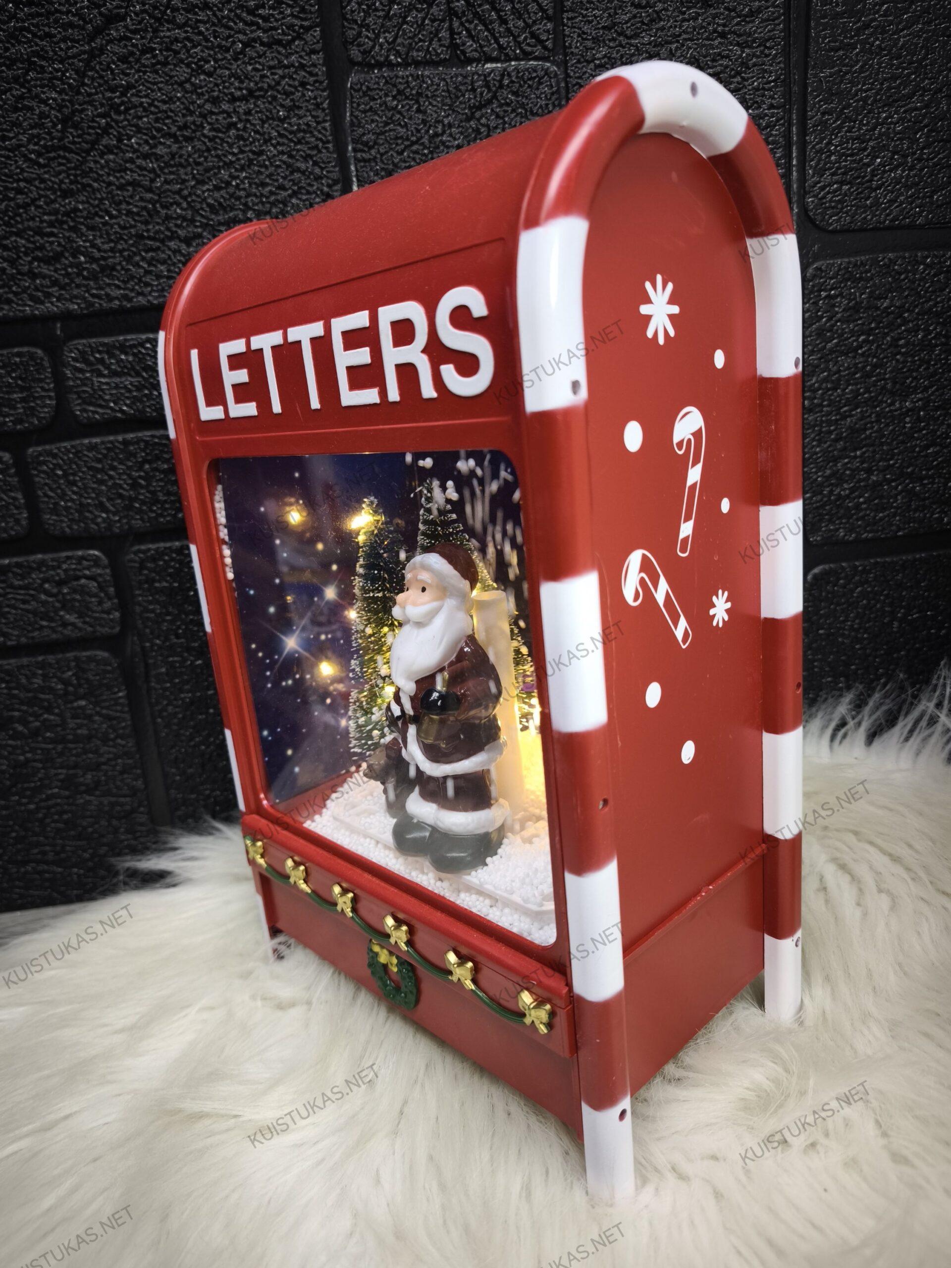 Muzikinė pašto dėžutės dekoracija 'Santa' - Vaizdas 2
