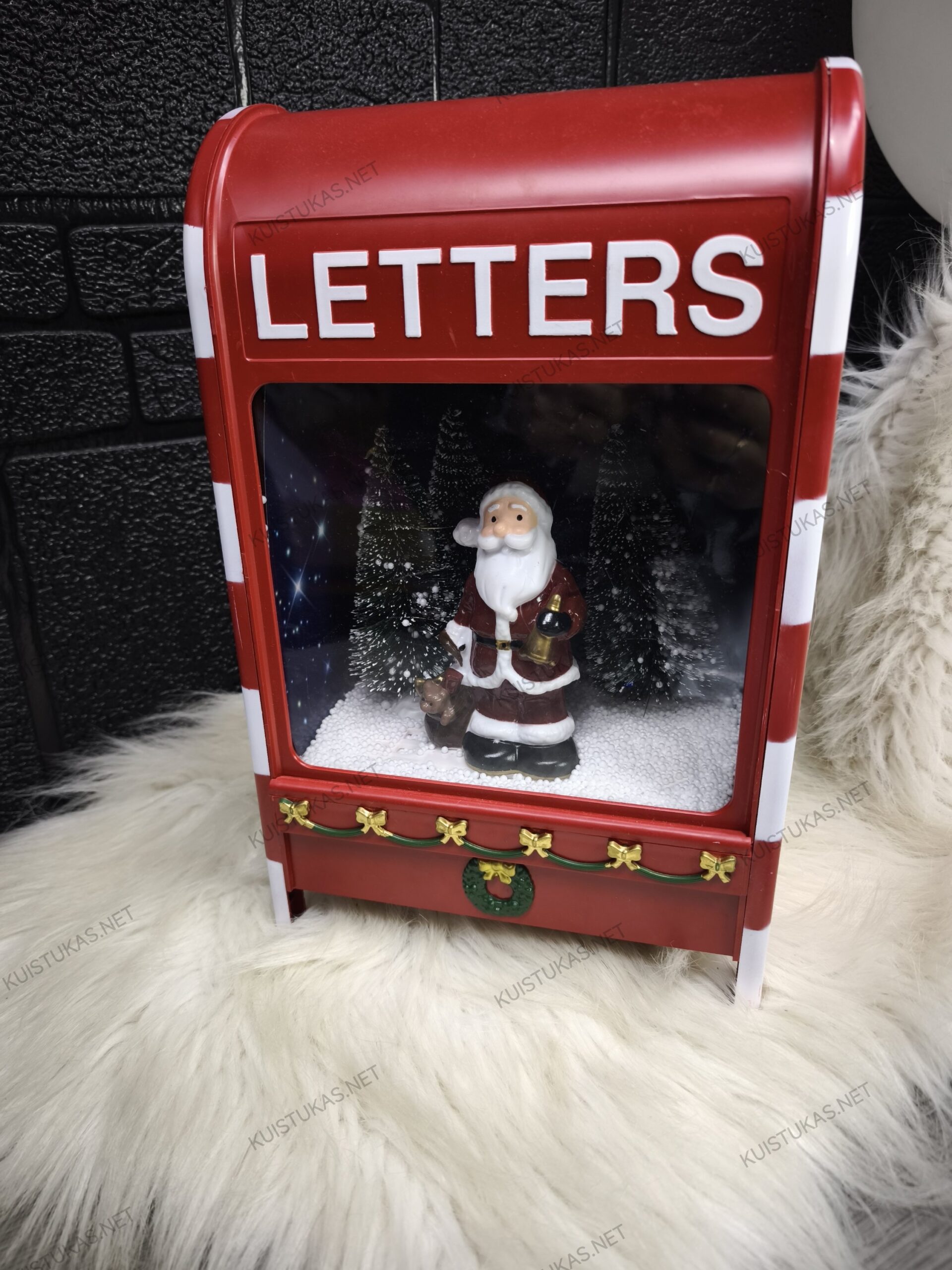 Muzikinė pašto dėžutės dekoracija 'Santa' - Vaizdas 3