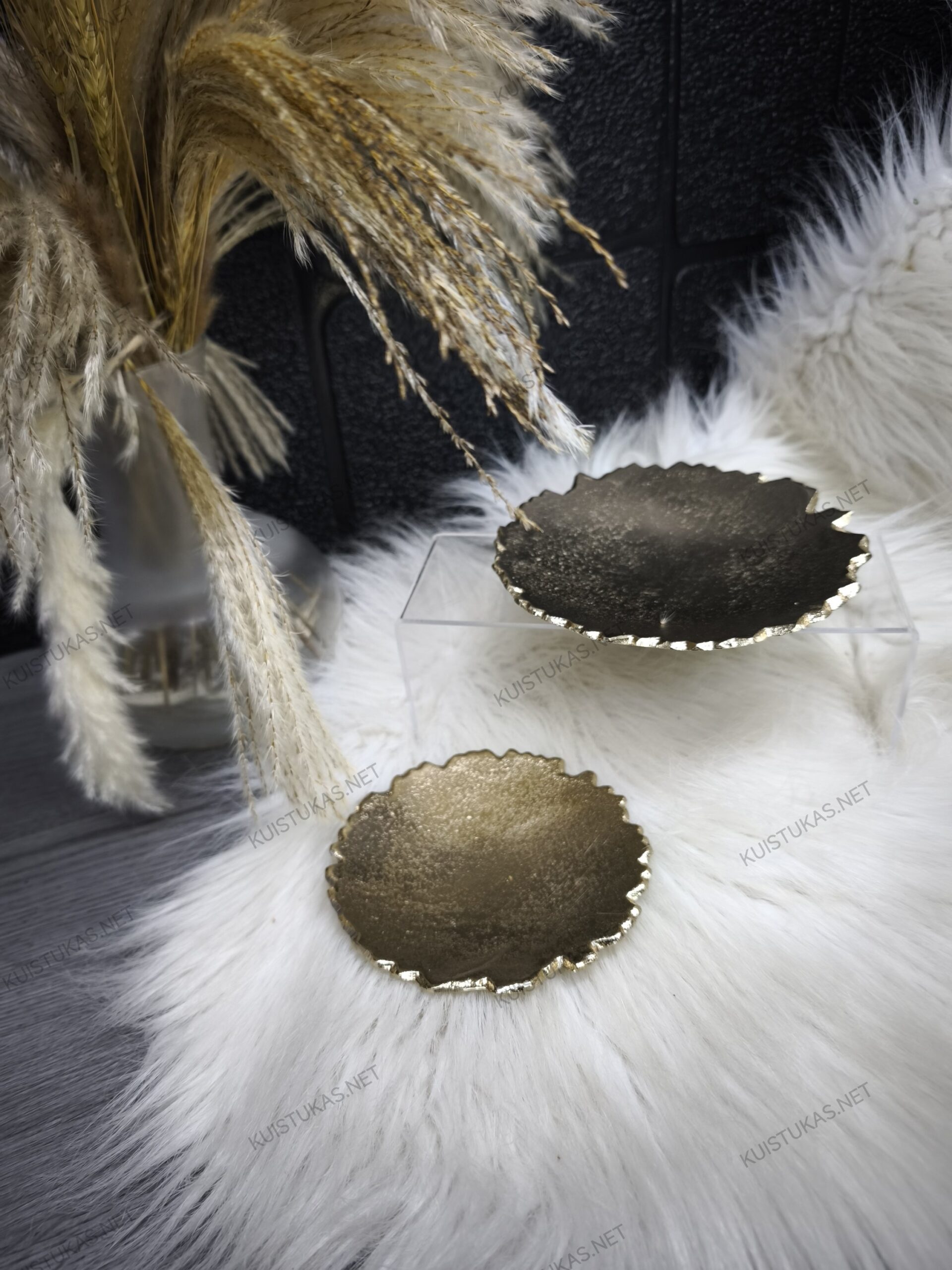 Dekoratyvinių lėkščių komplektas 'Golden Edge' - Vaizdas 3