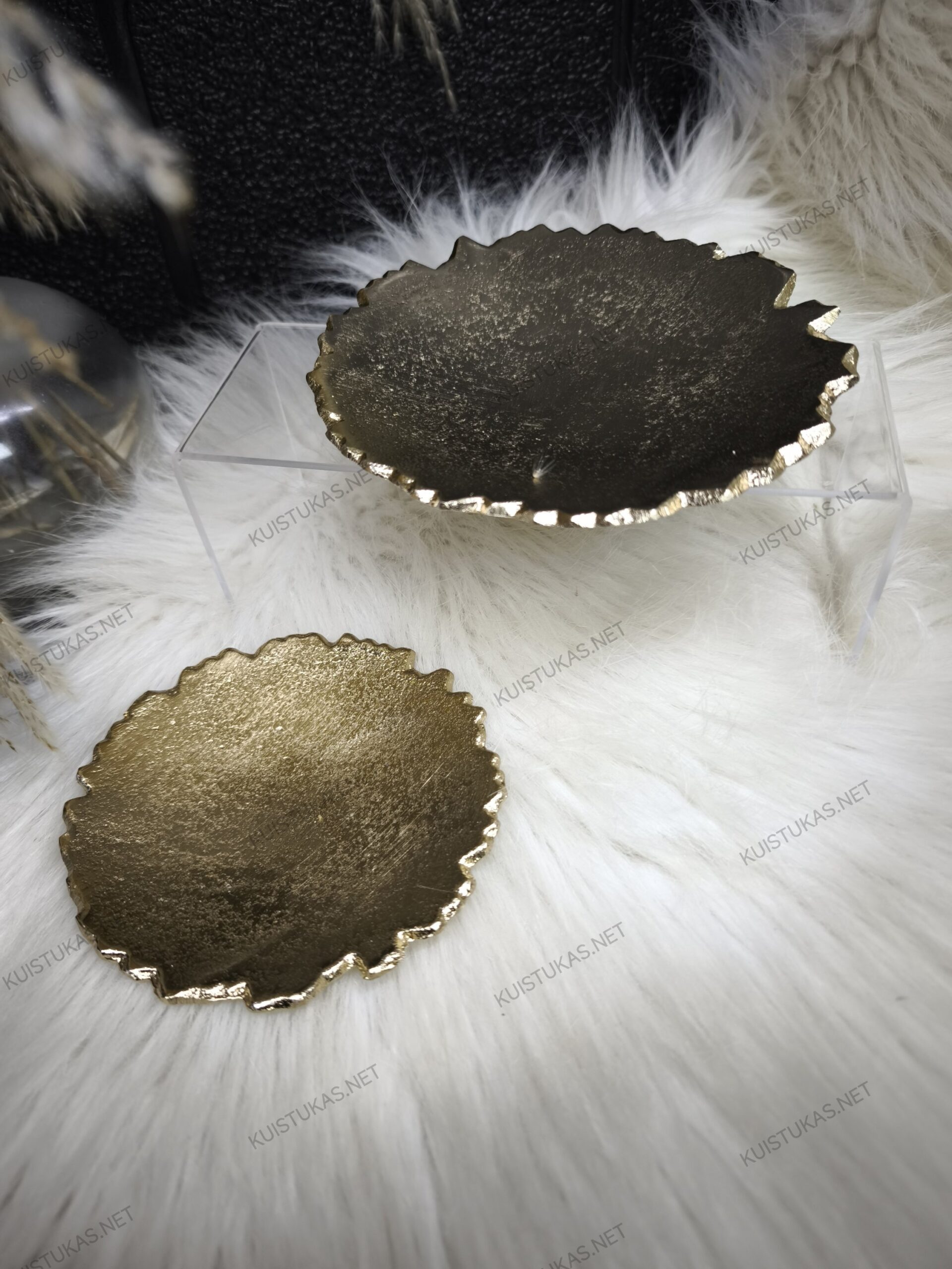 Dekoratyvinių lėkščių komplektas 'Golden Edge' - Vaizdas 5