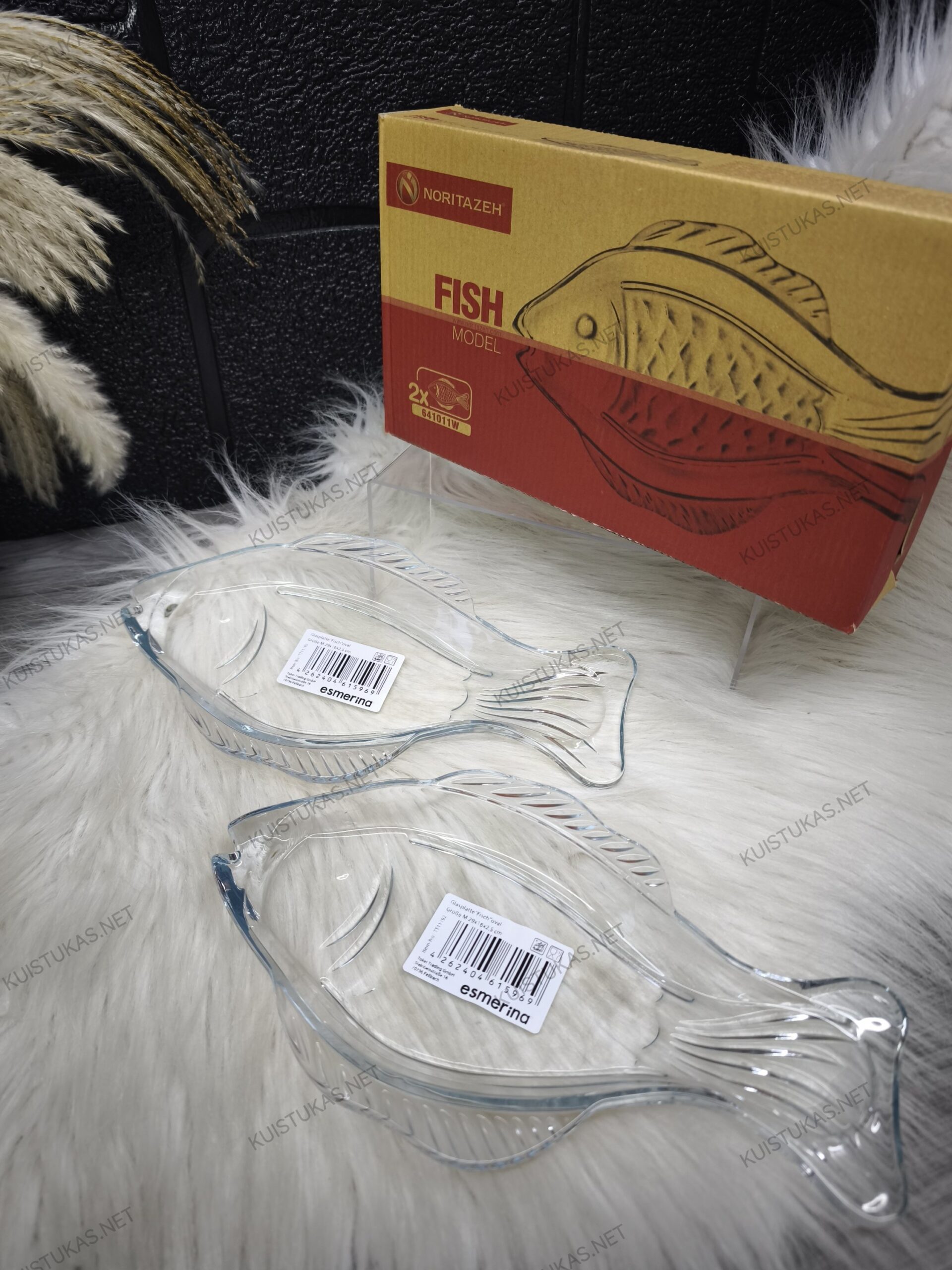 Žuvies formos lėkščių komplektas 'Fish' - Vaizdas 4