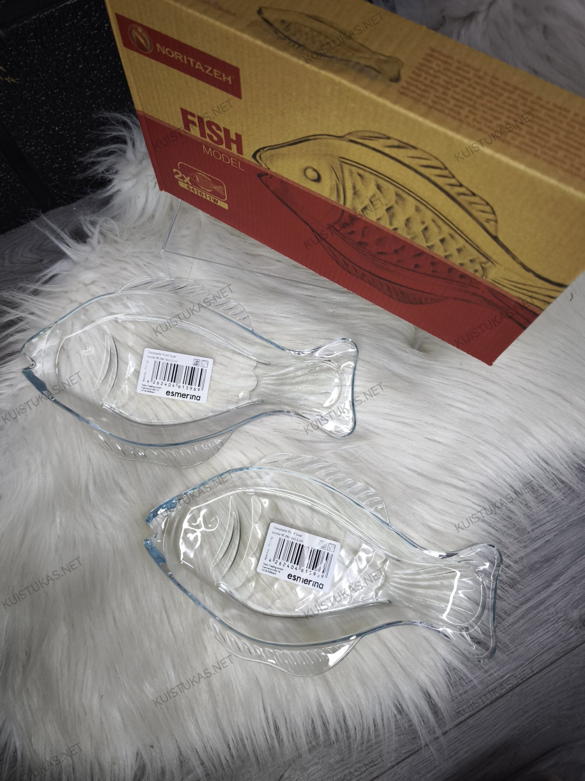 Žuvies formos lėkščių komplektas 'Fish' - Vaizdas 3