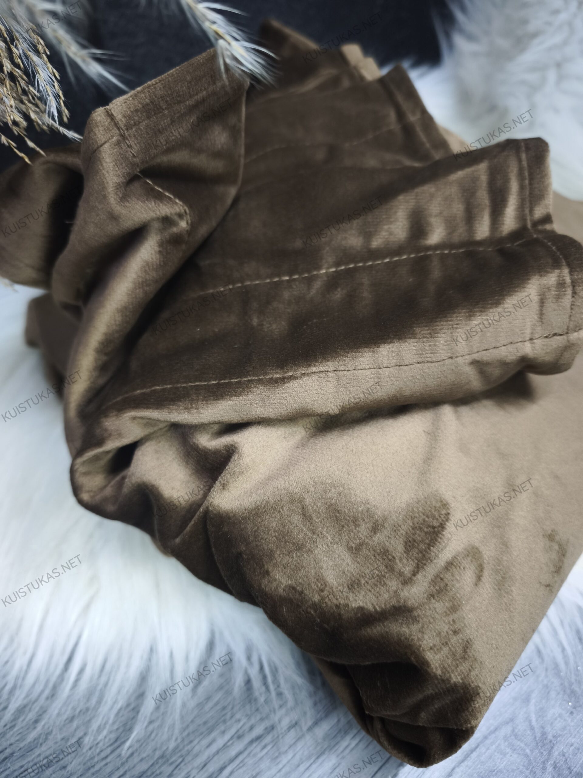 Naktinės užuolaidos 'Chocolate Velvet' - Vaizdas 2