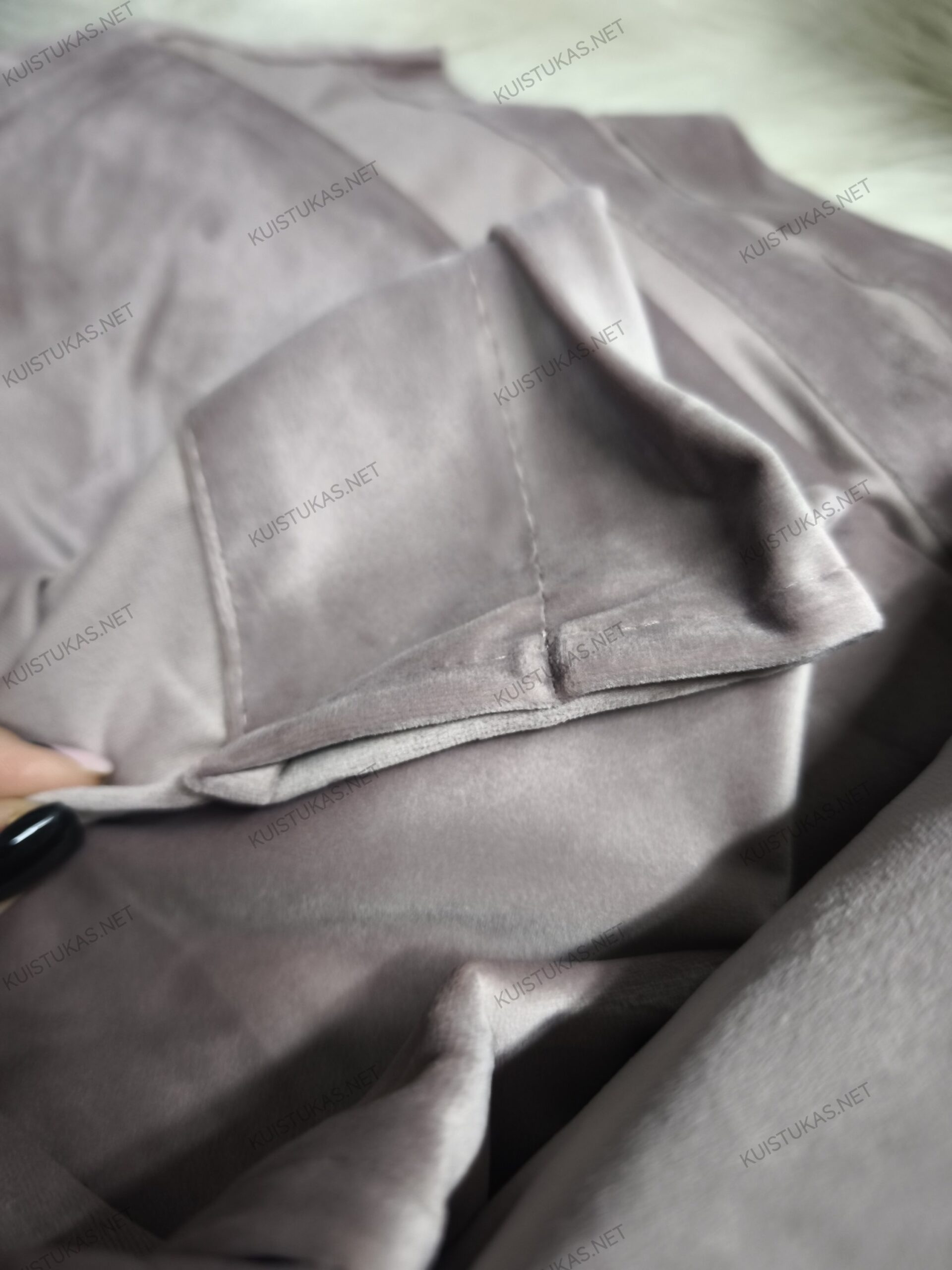 Naktinės užuolaidos 'Blush Velvet' (pastelinės rausvos) - Vaizdas 4