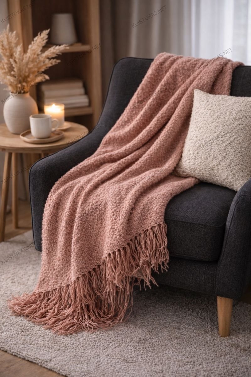 Pledas - antklodė 'Cocoa Cozy' - Vaizdas 2