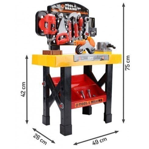 Vaikiškas meistro stalas su priedais - Vaizdas 5