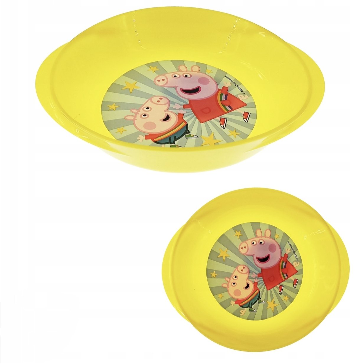 Plastikinis dubuo 'Peppa Pig Yellow'