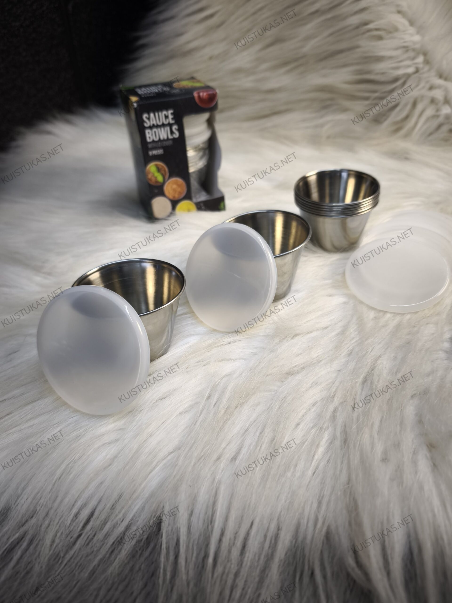 Padažo indeliai su dangteliais