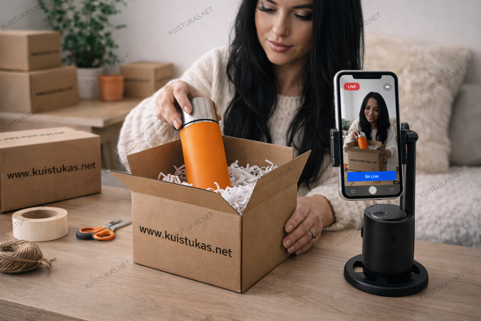 Automatinis telefono laikiklis su sekimu 'AutoTrack 360' - Vaizdas 2