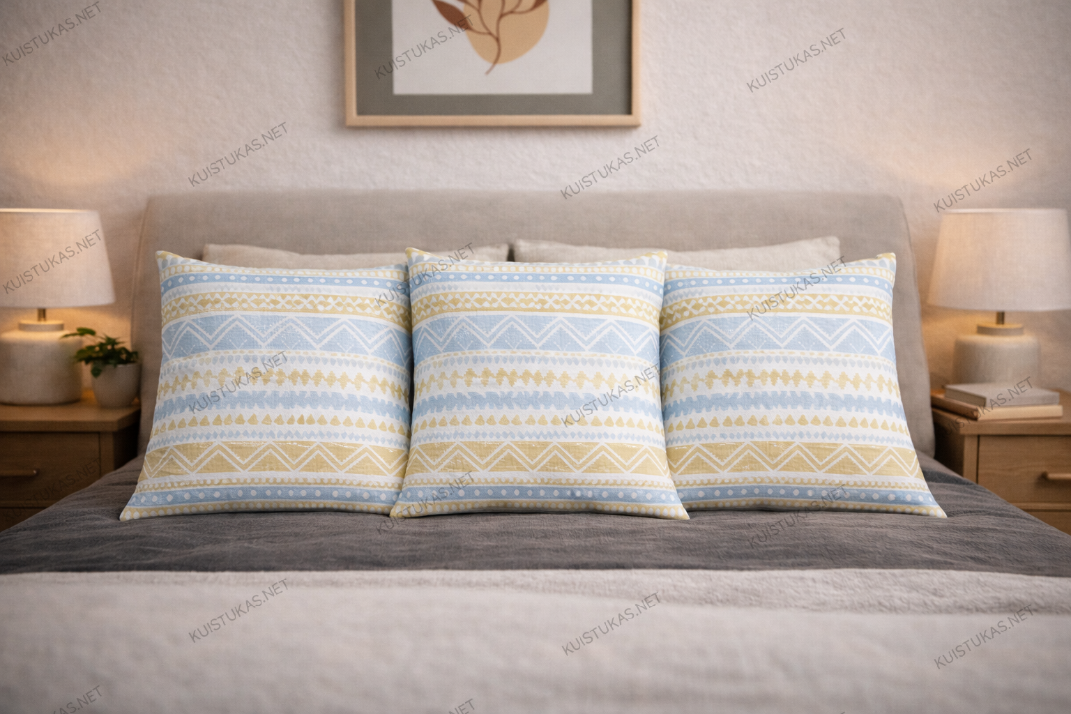 Pagalvės užvalkalas 'Blue Ibiza' - Vaizdas 2