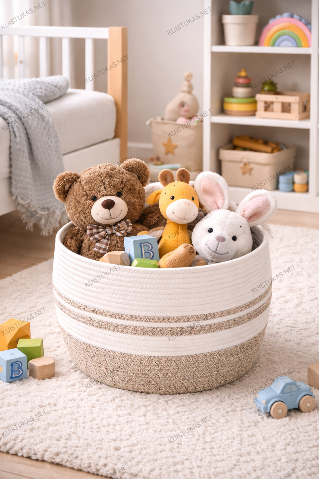 Daiktadėžės krepšys 'Nordic Sand'