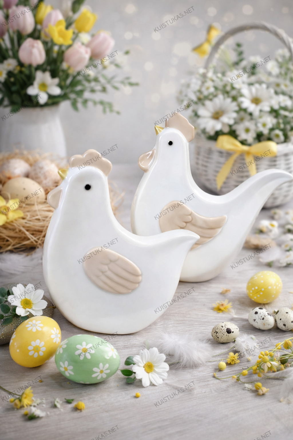 Keraminė dekoracija 'Spring Dove'