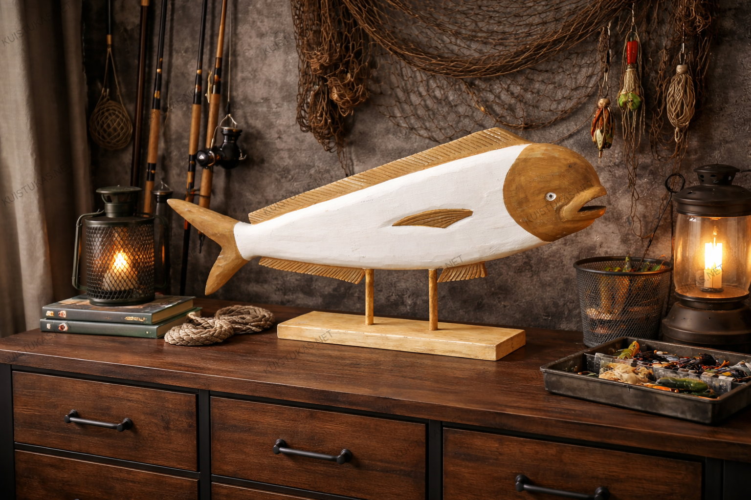 Dekoratyvinė figūrinė žuvis 'Coastal Wood'