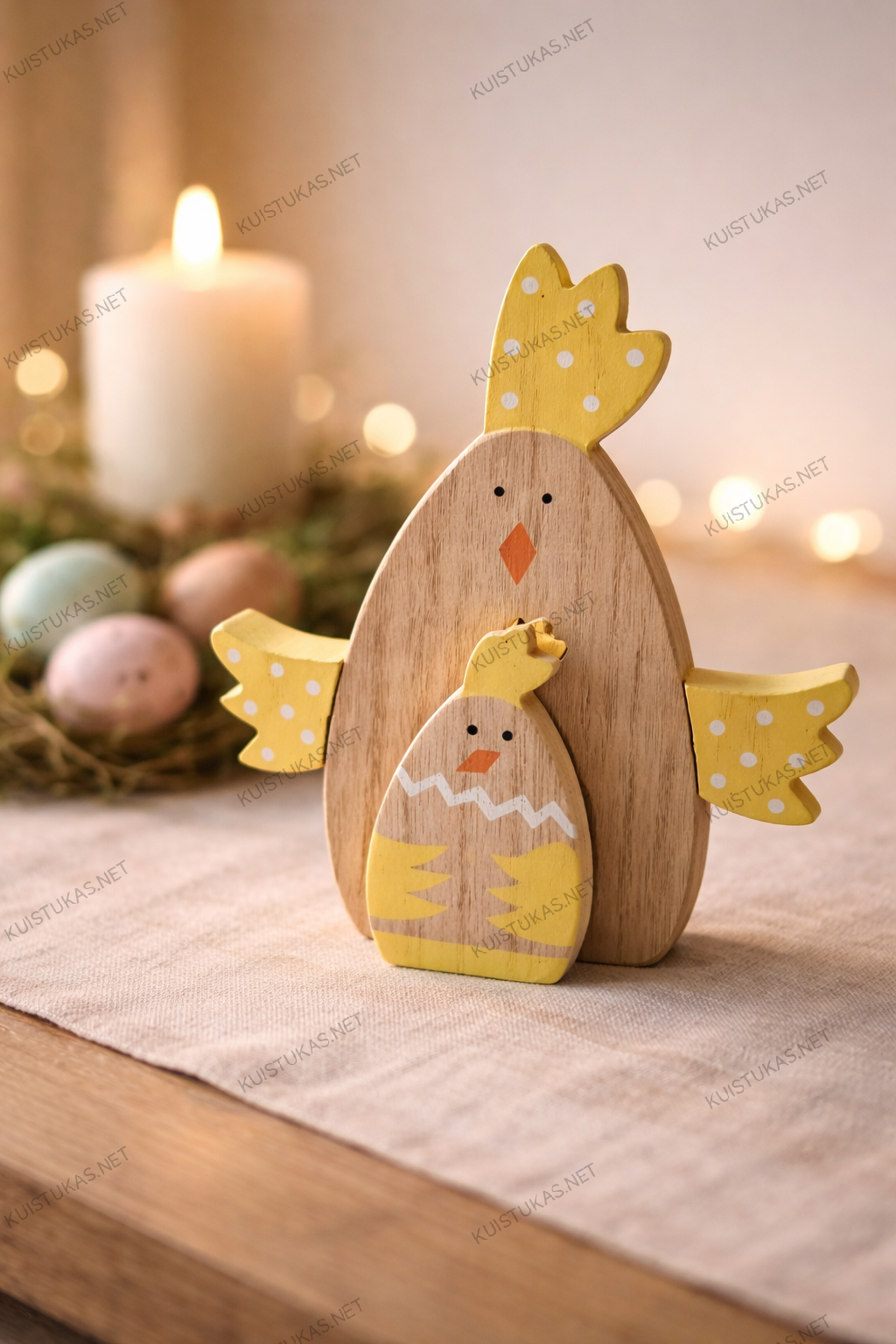 Stalo dekoracija 'Spring Chick Set' - Vaizdas 2