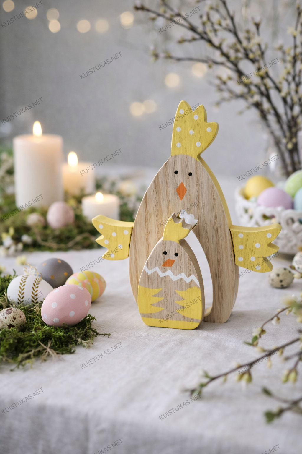 Stalo dekoracija 'Spring Chick Set'