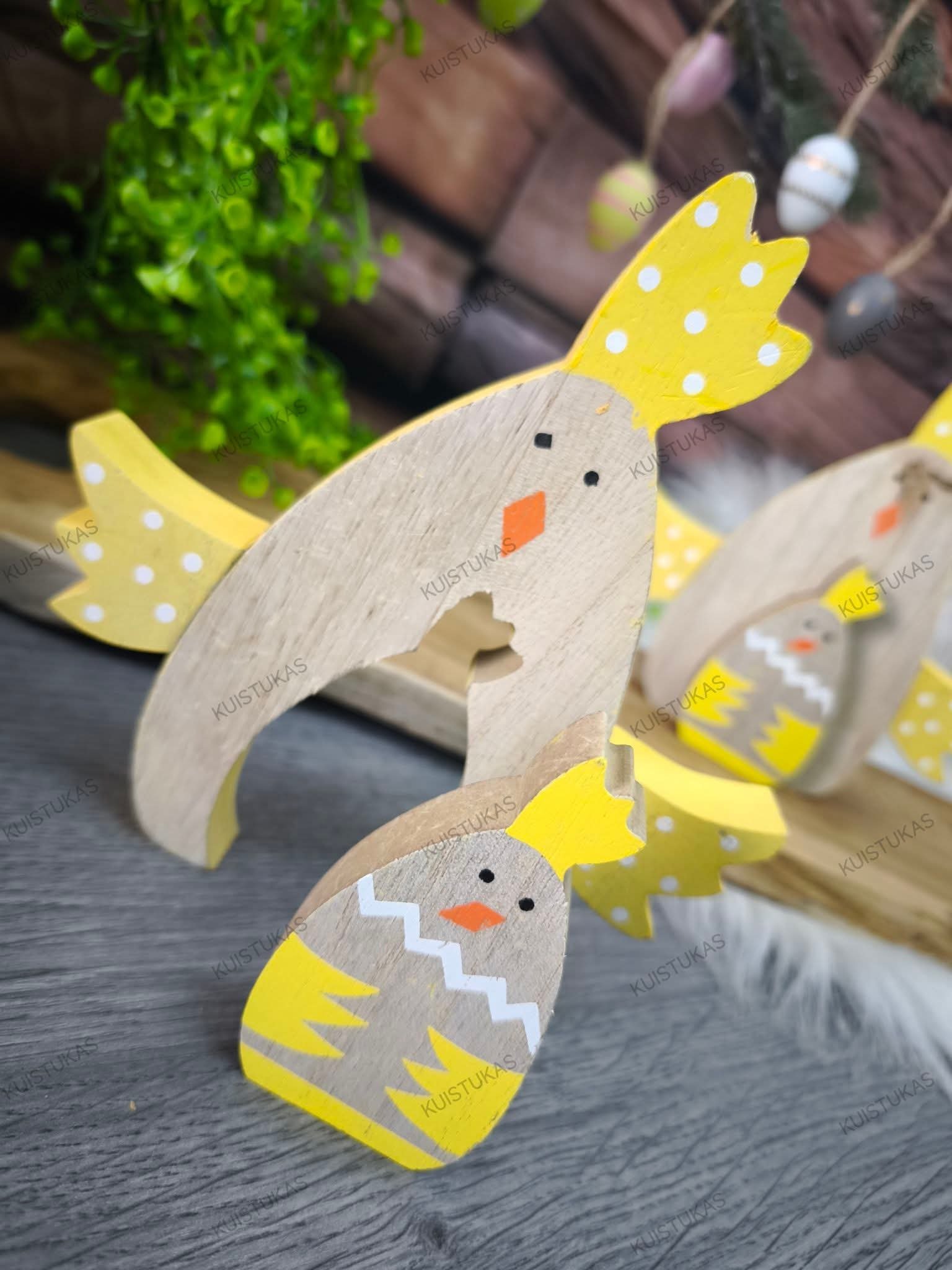 Stalo dekoracija 'Spring Chick Set' - Vaizdas 5