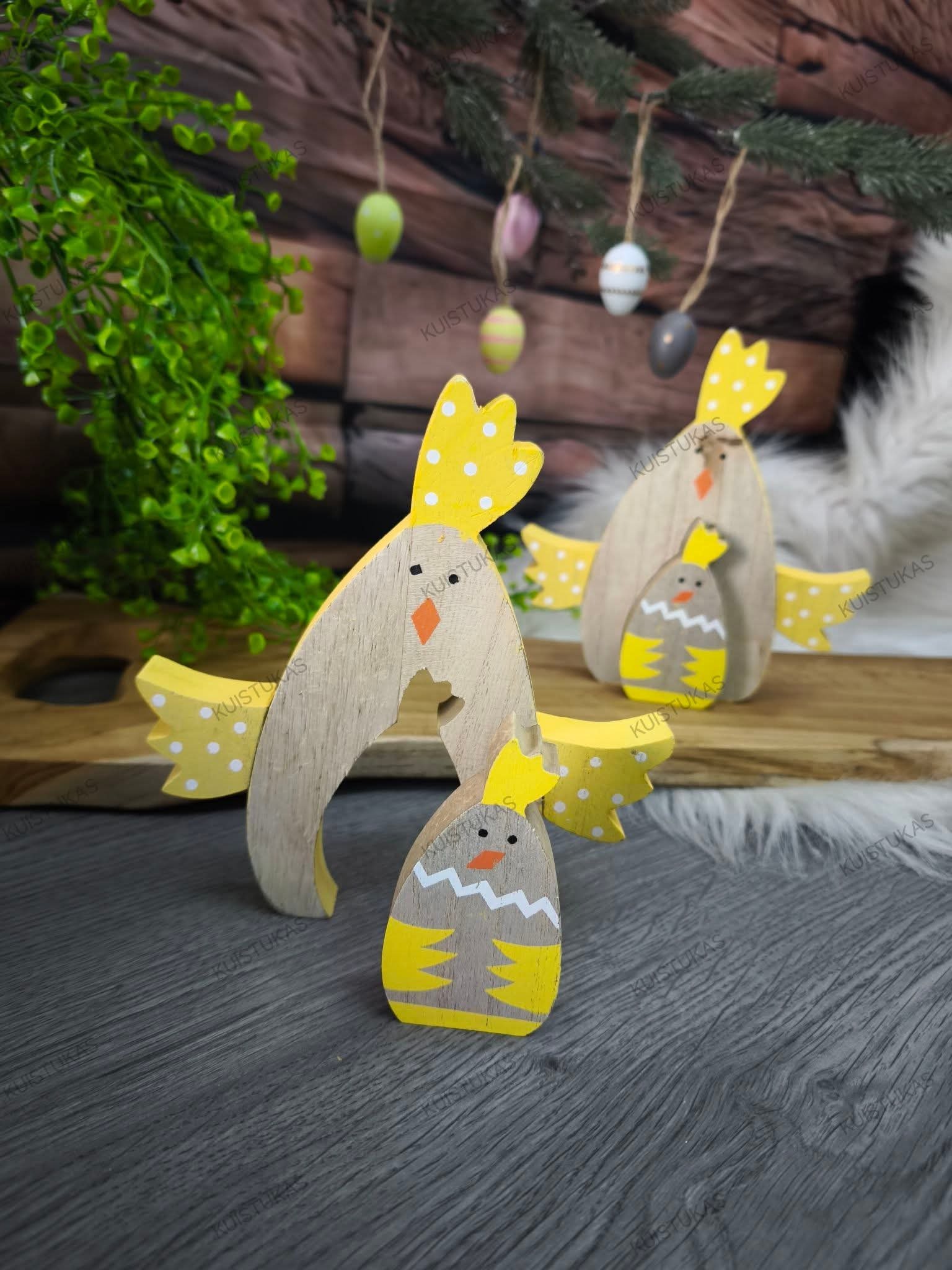 Stalo dekoracija 'Spring Chick Set' - Vaizdas 4