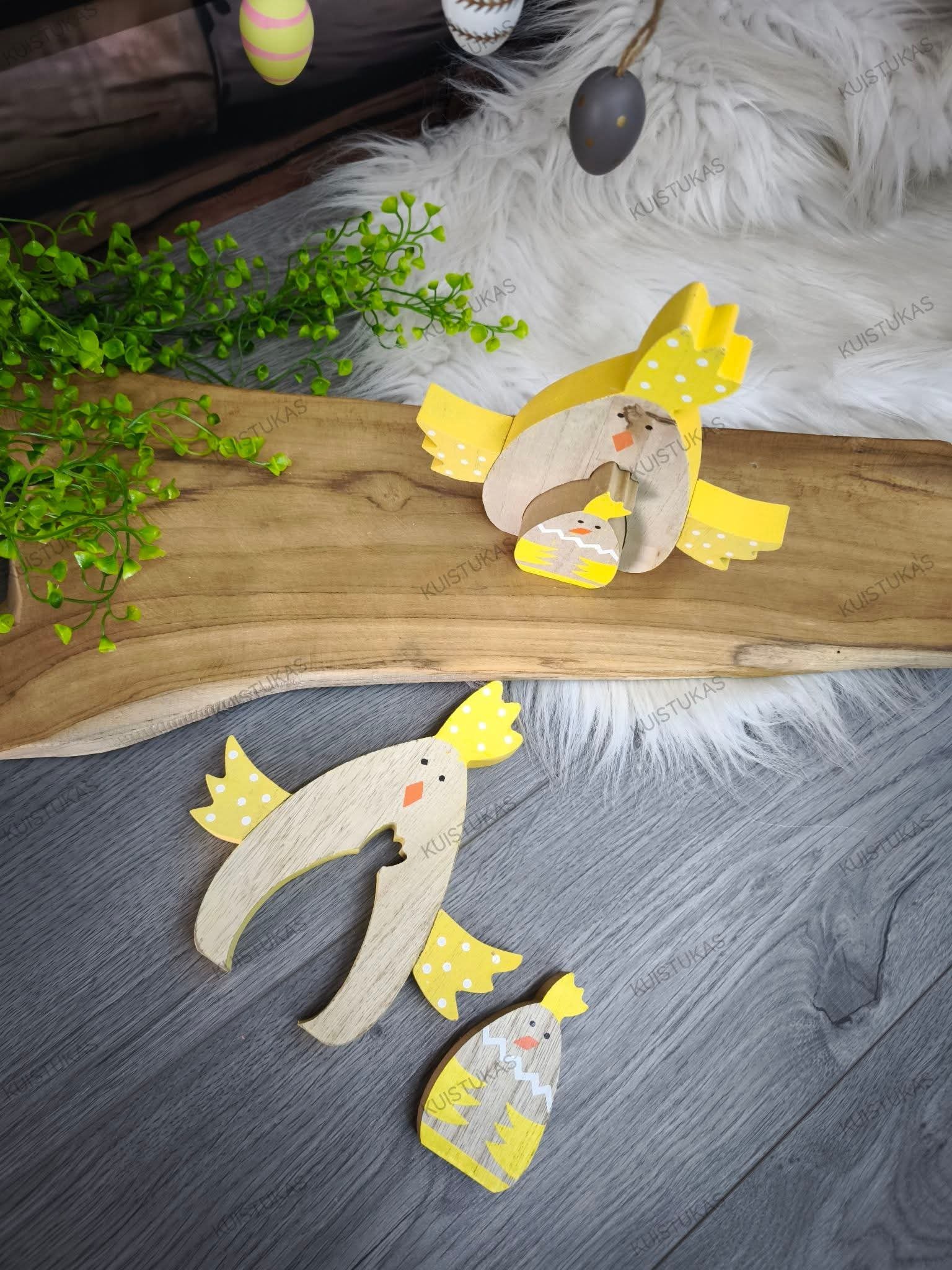 Stalo dekoracija 'Spring Chick Set' - Vaizdas 6