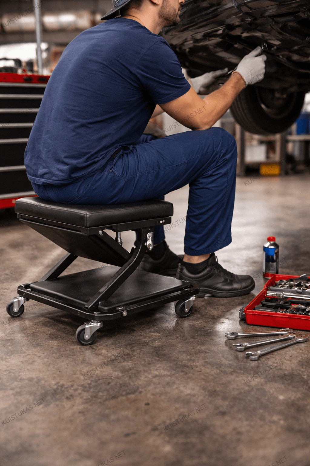 2 in 1 automechaniko gultas 'Trolla' - Vaizdas 2