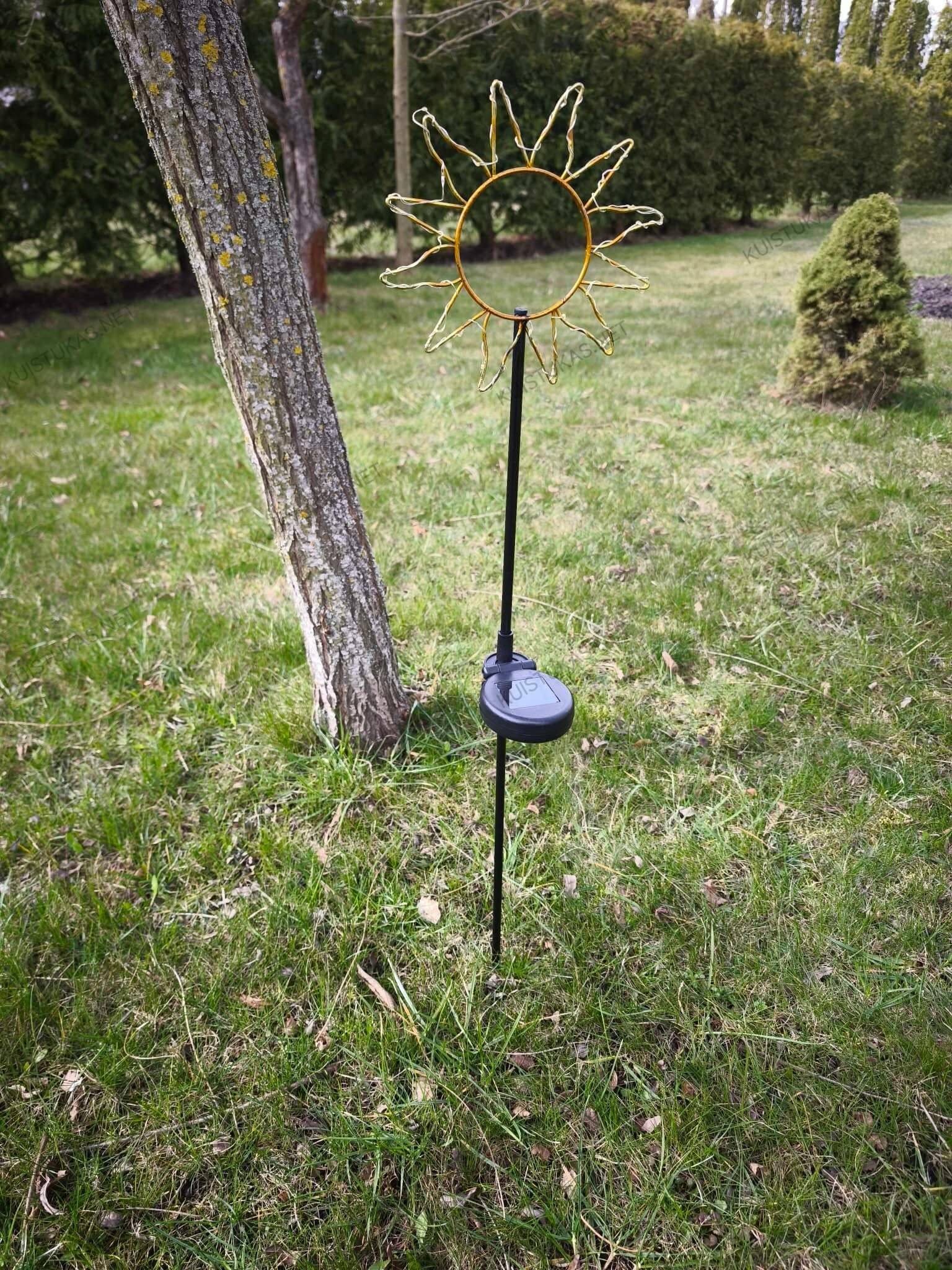 Dekoratyvinė saulės lempa 'Saulės spindulys'