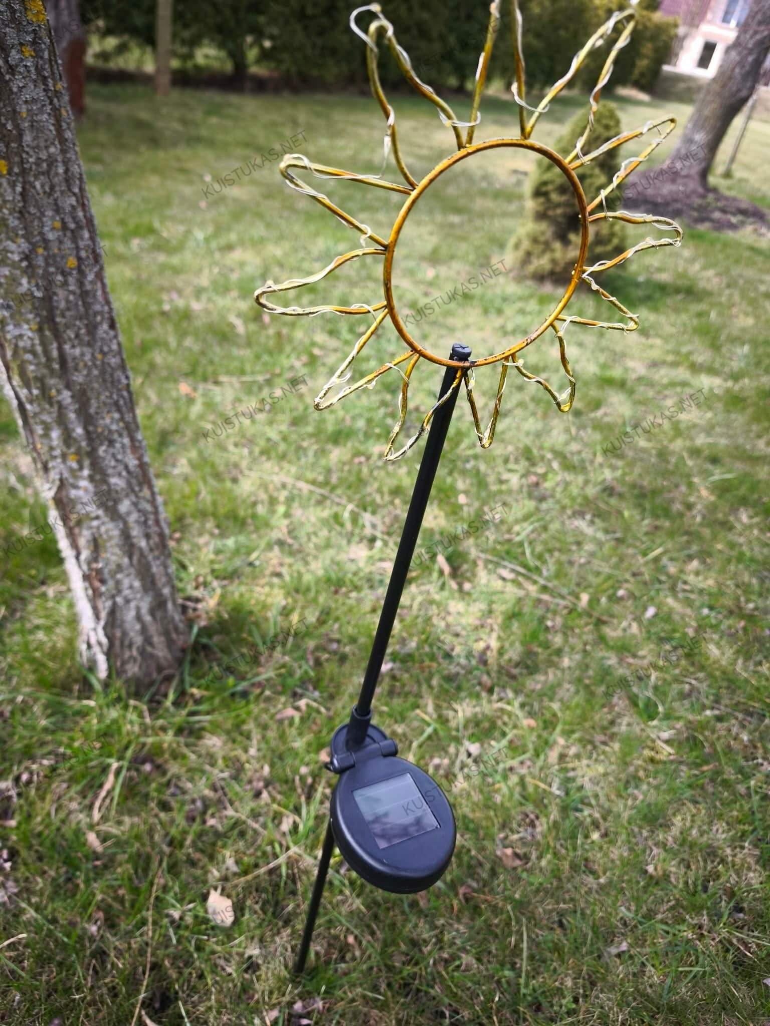 Dekoratyvinė saulės lempa 'Saulės spindulys' - Vaizdas 2