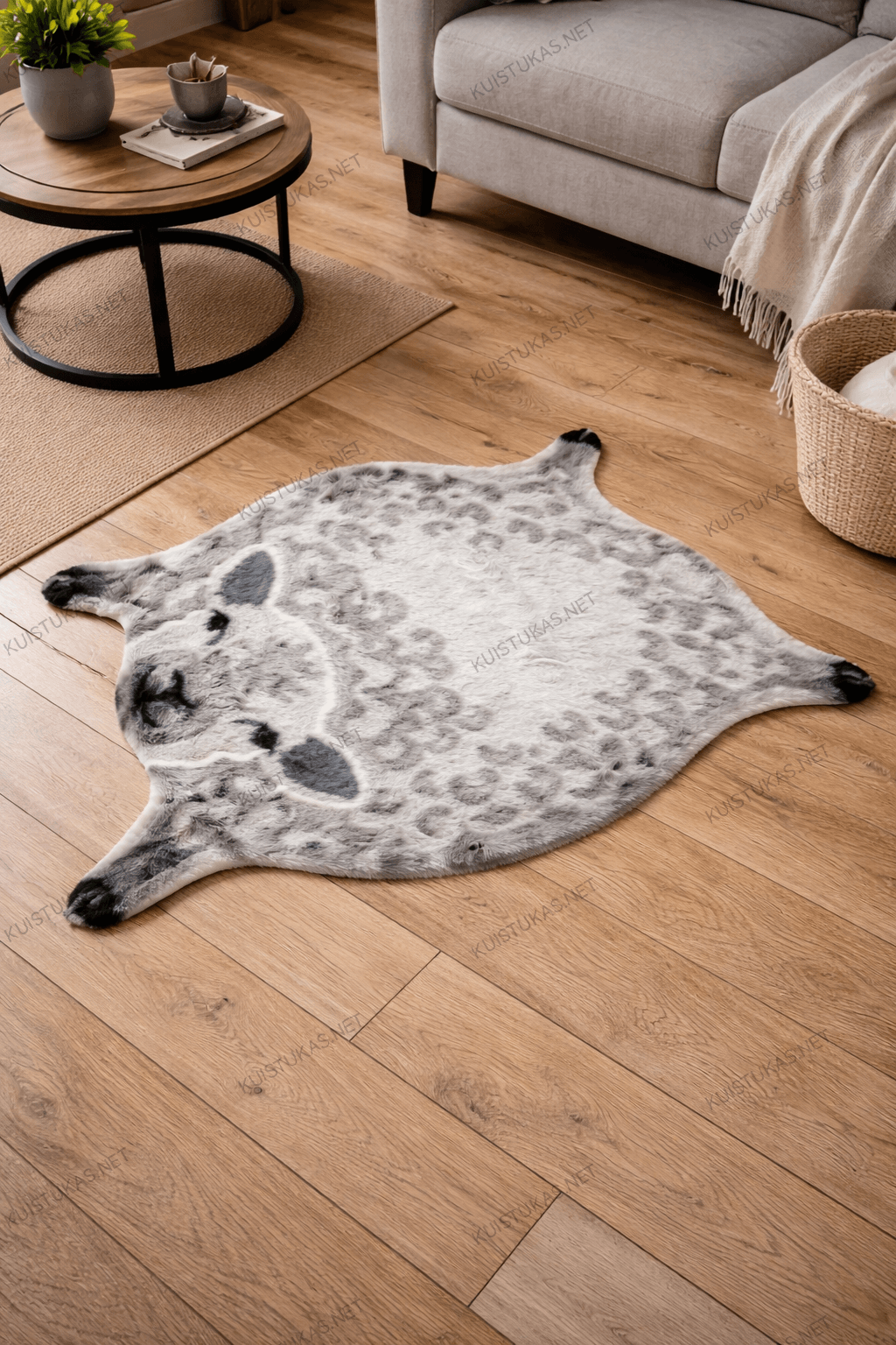 Dirbtinio kailio kilimėlis 'Nordic Hide'