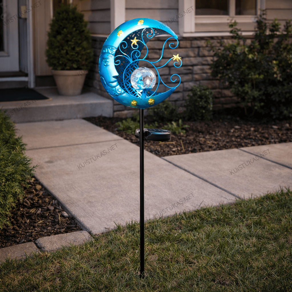 Dekoratyvinis saulės šviestuvas 'Blue Moon Stick' - Vaizdas 3