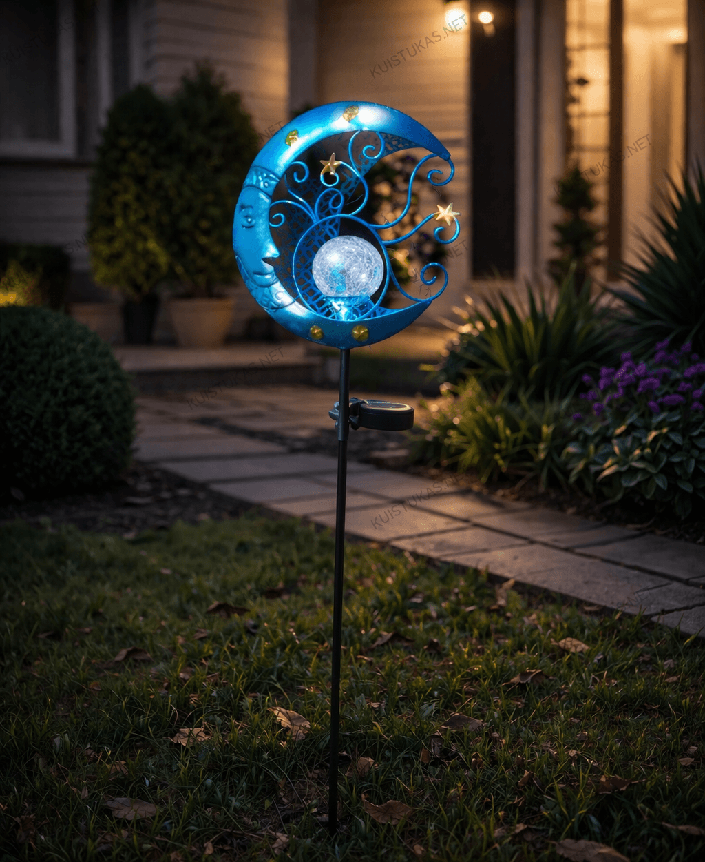 Dekoratyvinis saulės šviestuvas 'Blue Moon Stick' - Vaizdas 2