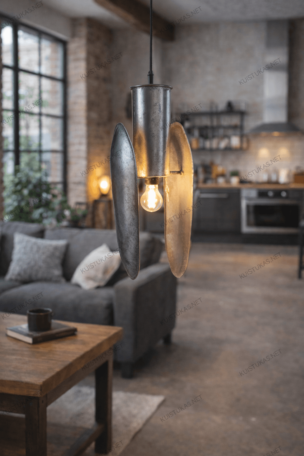 Pakabinamas šviestuvas 'Vintage Glow' - Vaizdas 3