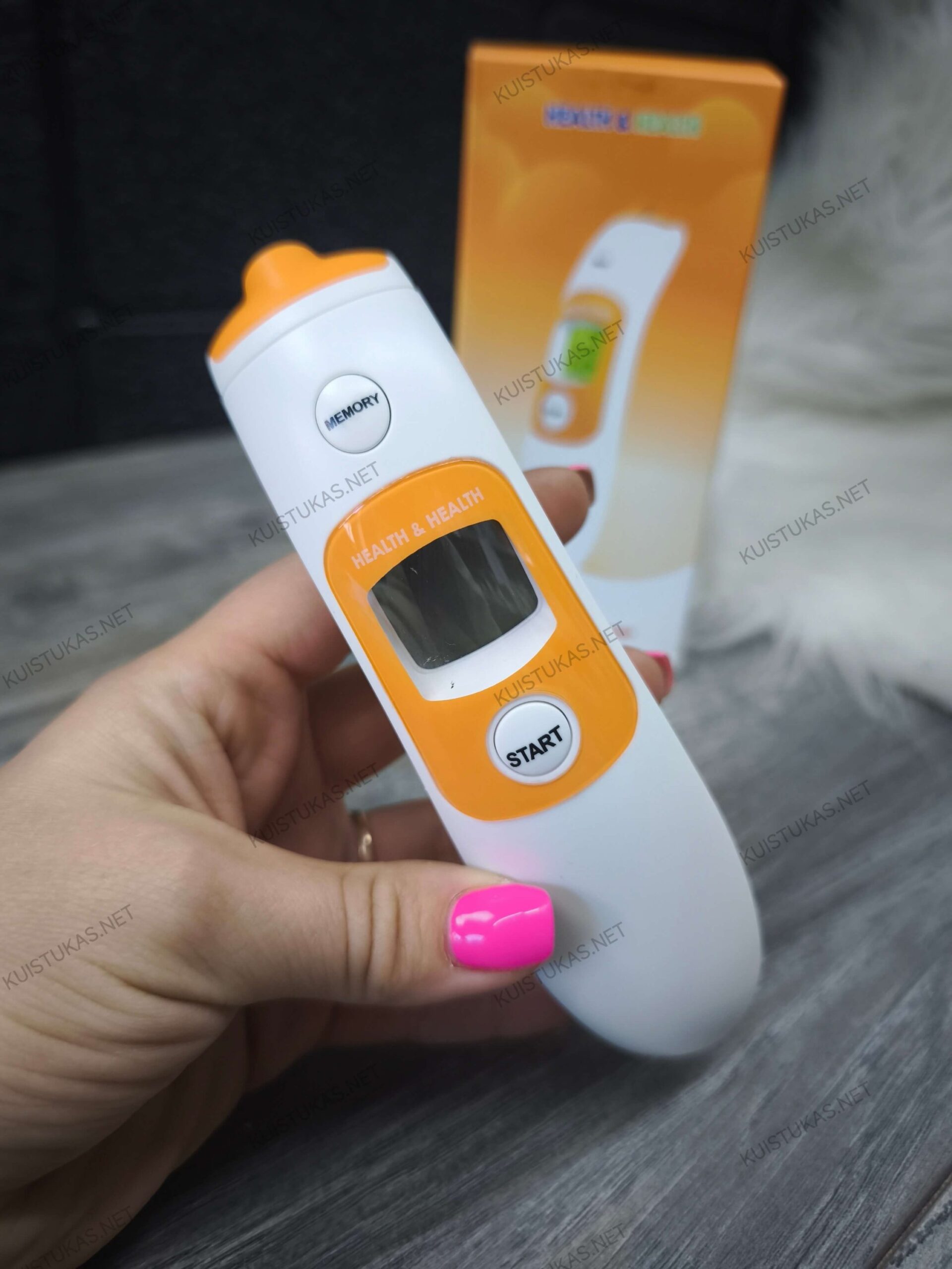 Skaitmeninis infraraudonųjų spindulių termometras 'KYJ-EWJ-001' - Vaizdas 3