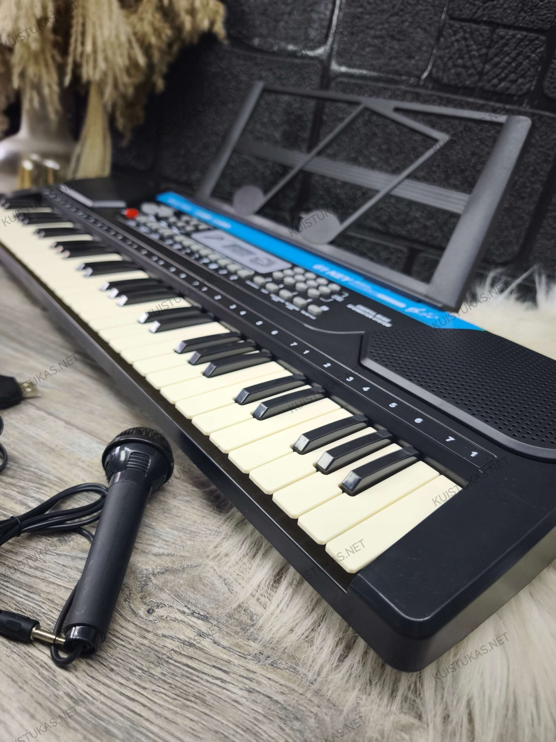 Sintezatorius su mikrofonu (61 klavišas) - Vaizdas 4
