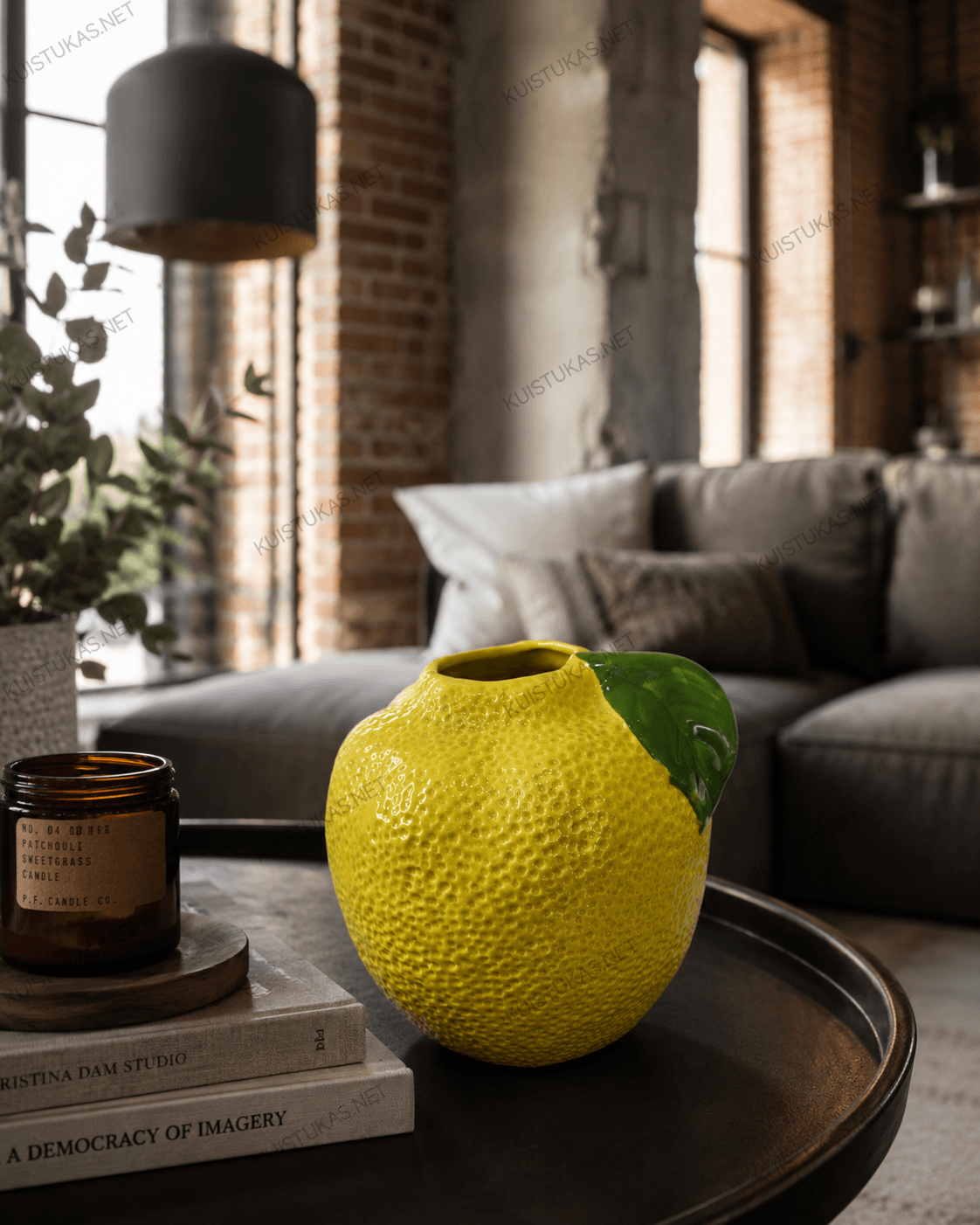 Dekoratyvinė vaza 'Lemon'