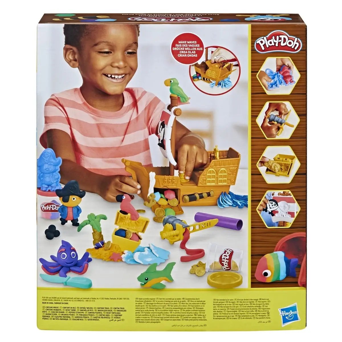 Play-Doh modelino rinkinys 'Piratų laivas' - Vaizdas 6
