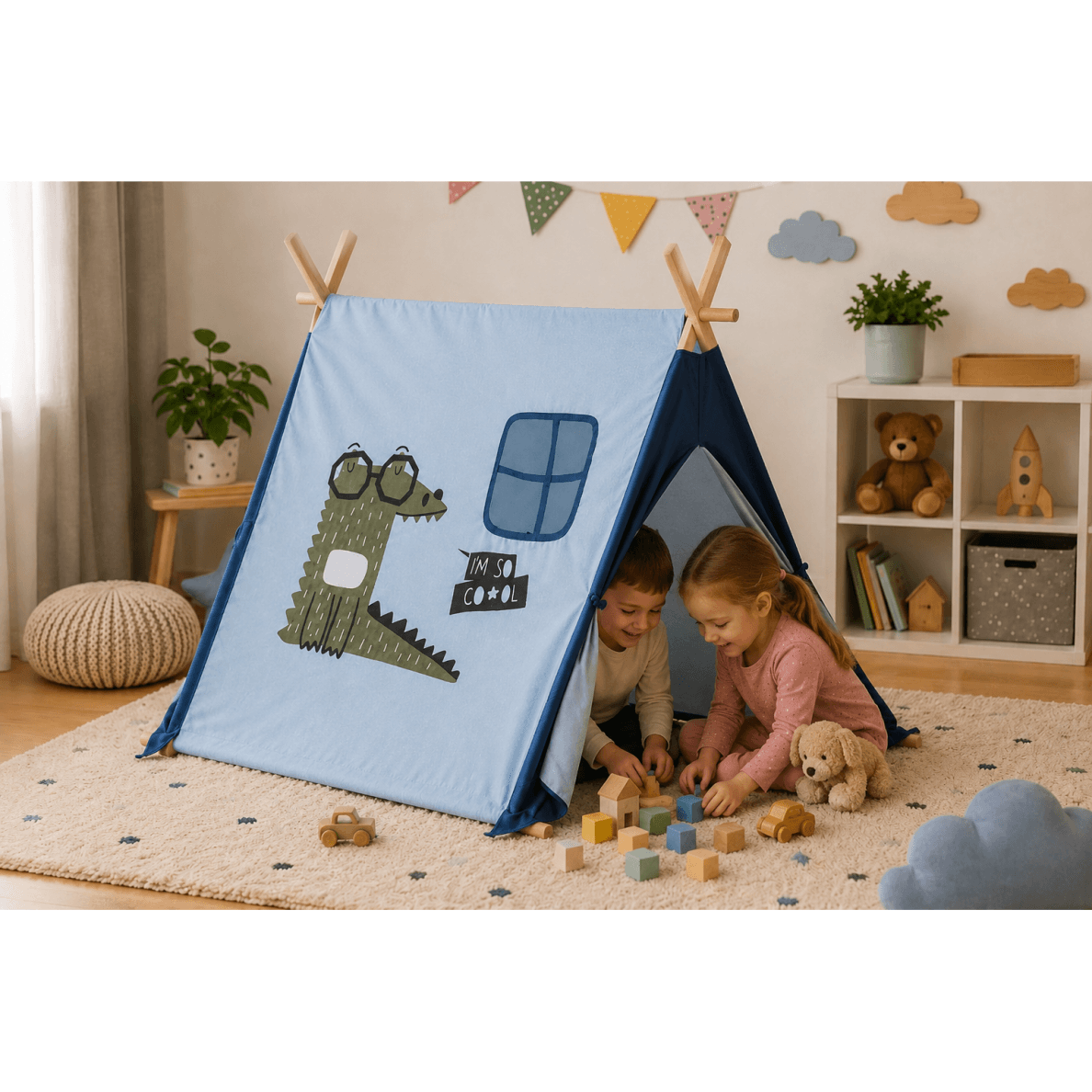 Tipi stiliaus palapinė 'Dino'